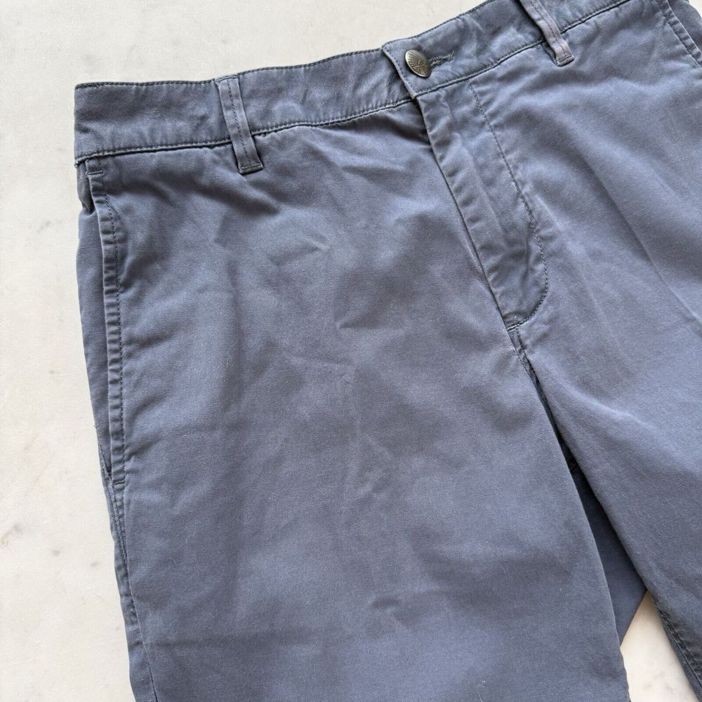 Faherty Island Life Chino Shorts Mens Size 30 8" Inseam Stretch Blue $118 - Picture 2 of 12
